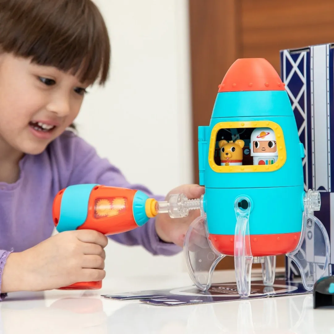 Learning Resources Design & Drill Rocket - Multicolor