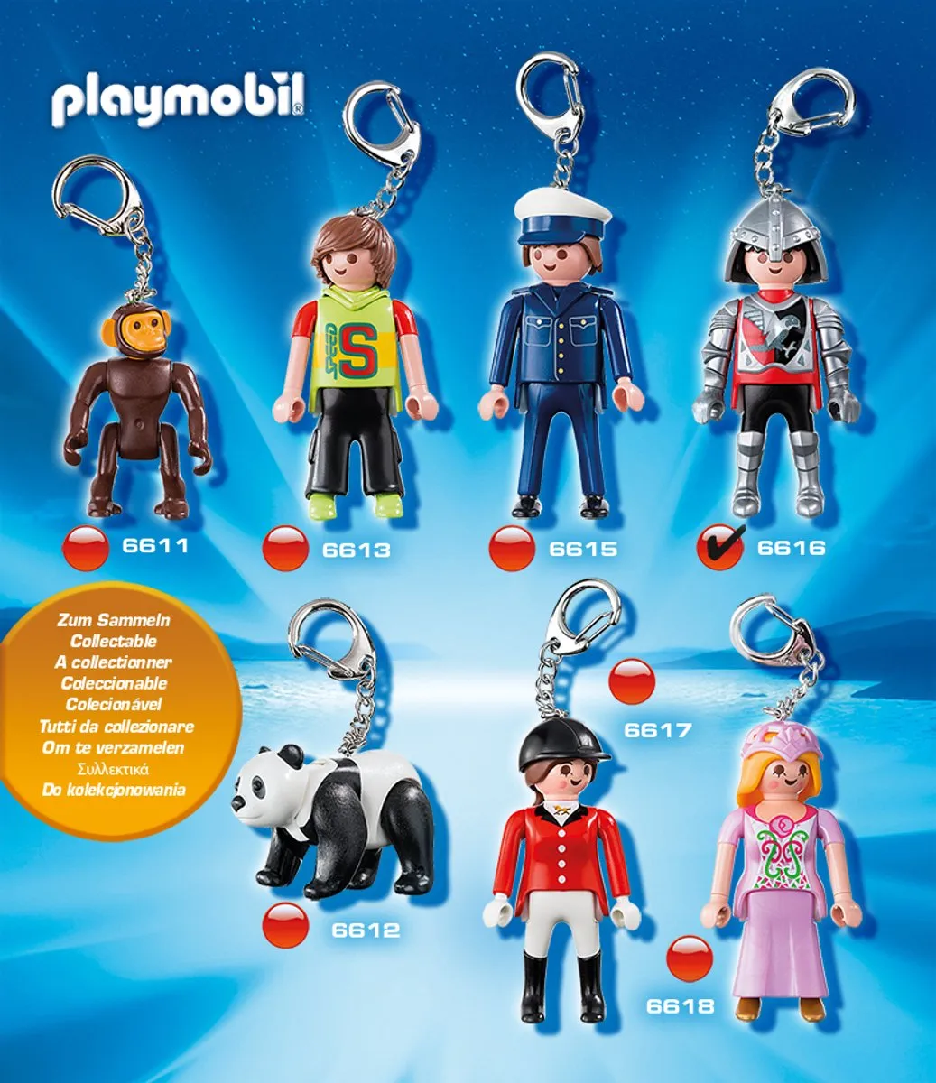 Playmobil Sleutelhanger Ridder 6616 - Multicolor