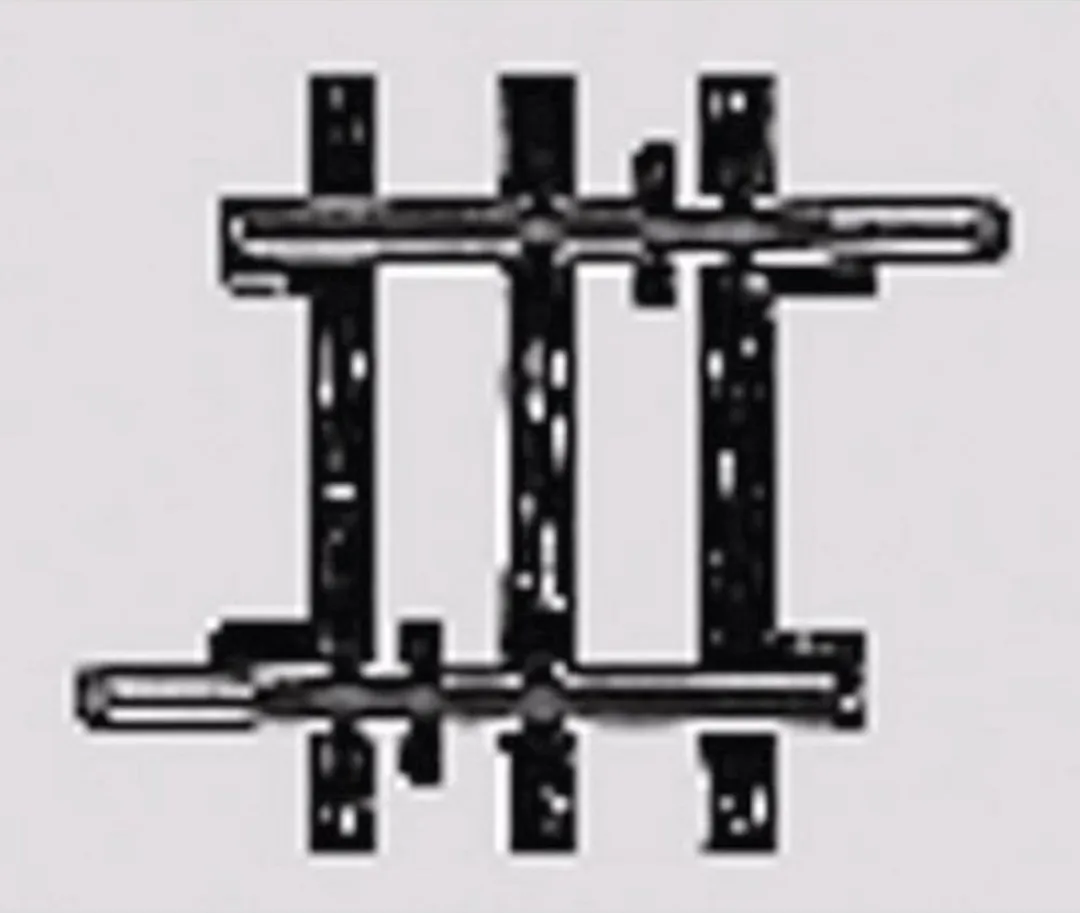 Märklin H0 K-rails 2204 Rechte Rails - 10 Stuks