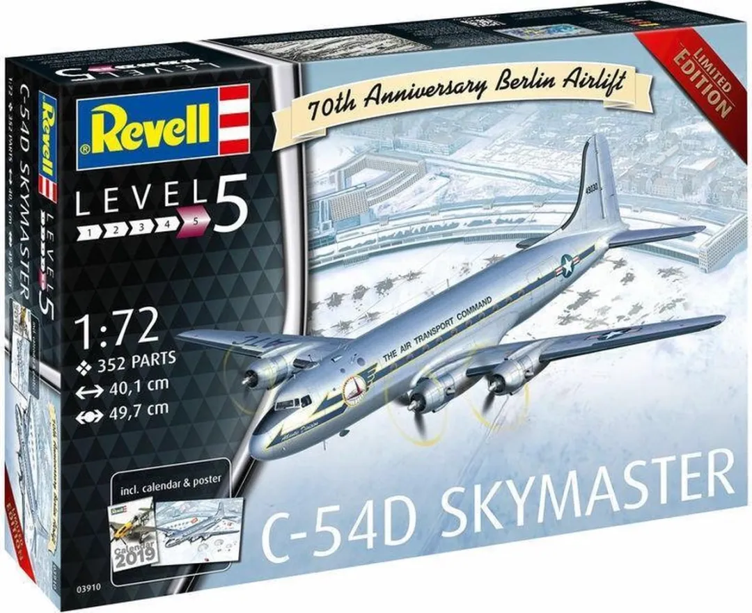 Revell 03910 C-54D Skymaster Modelbouwkit 1:72