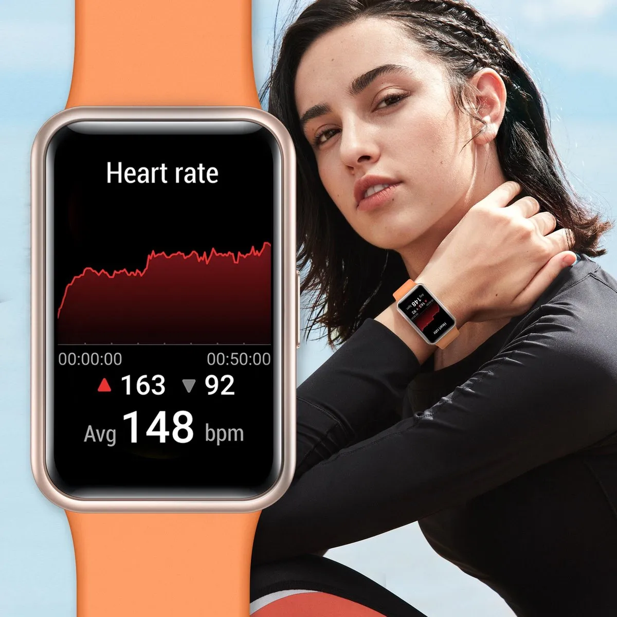 Huawei Watch Fit - Oranje - afbeelding 6 van 6