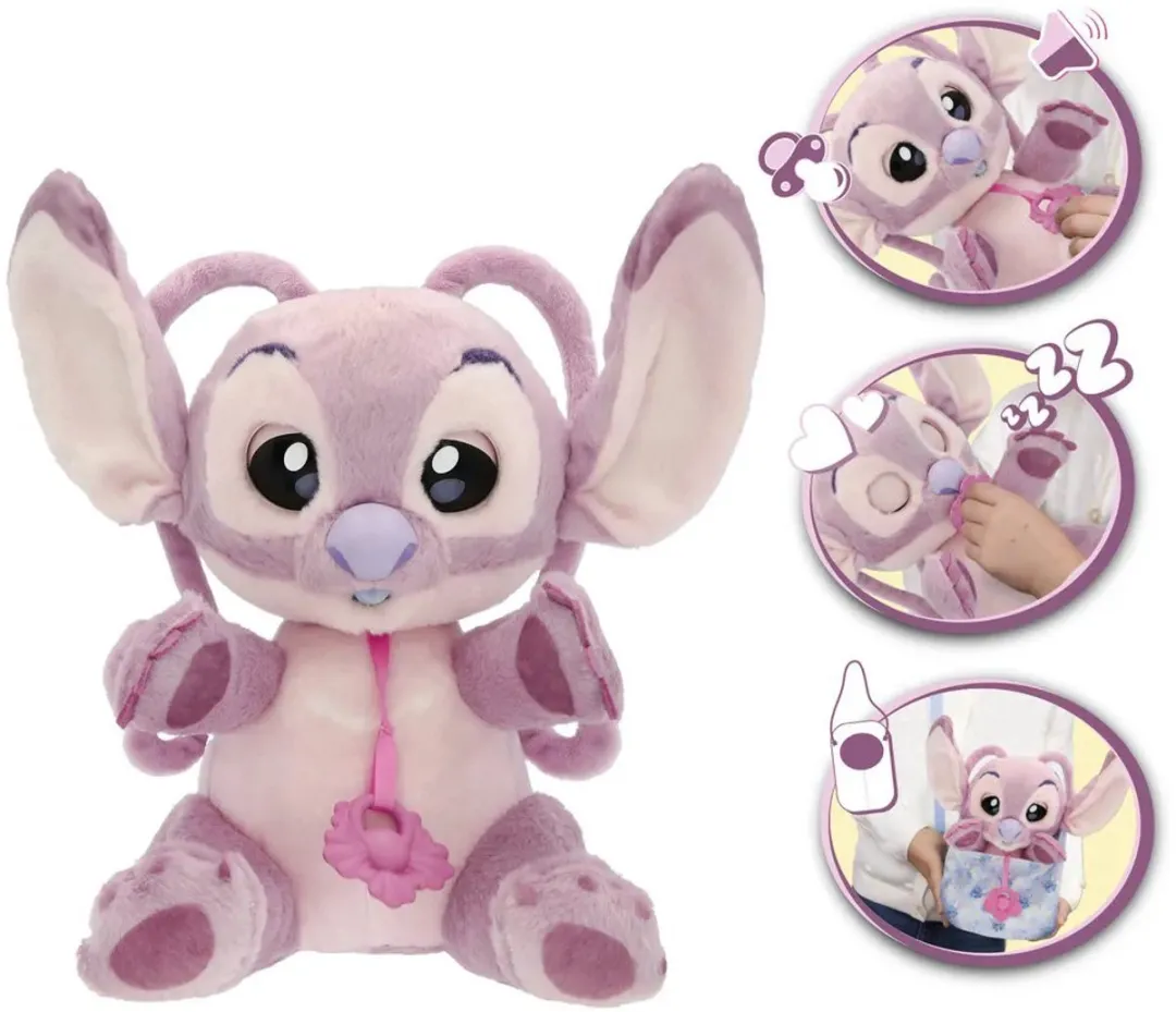 Imc Toys Disney Stitch Baby Paws Knuffel - Paars