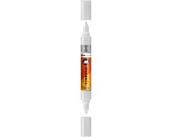 Molotow One4All Twin Marker Glanzend Wit