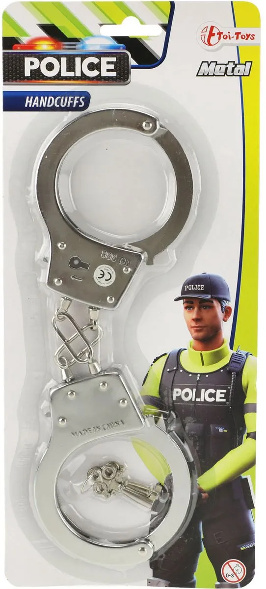 Toi-Toys Politie Handboeien Metaal 14854A