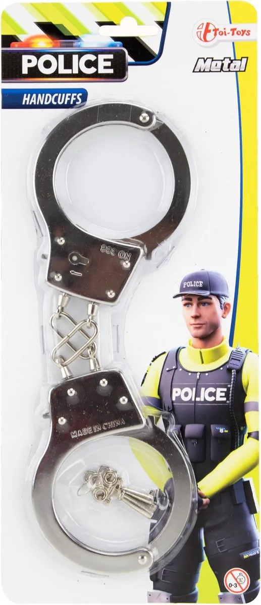 Toi-Toys Politie Handboeien Metaal 14854A