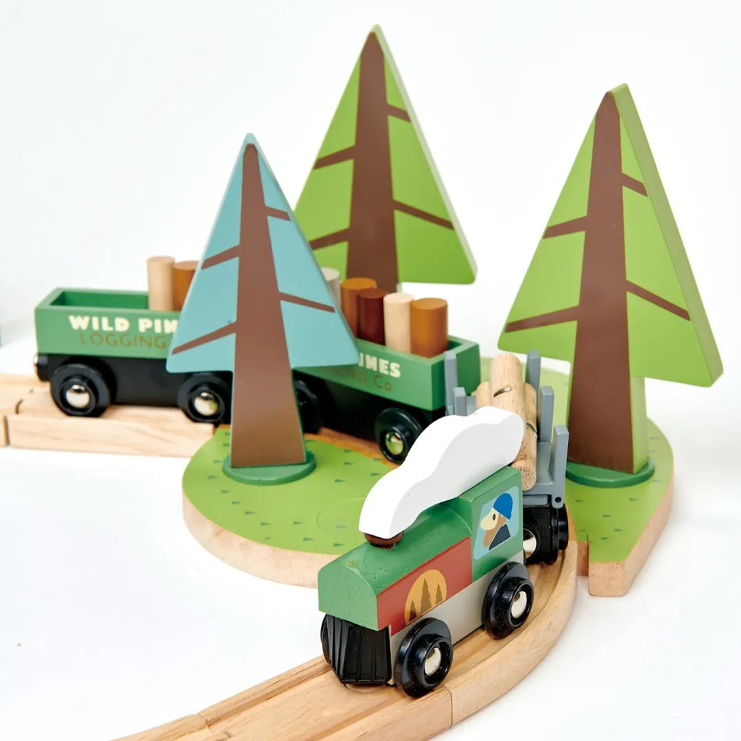 Tender Leaf Toys Wild Pines Treinset - Multicolor