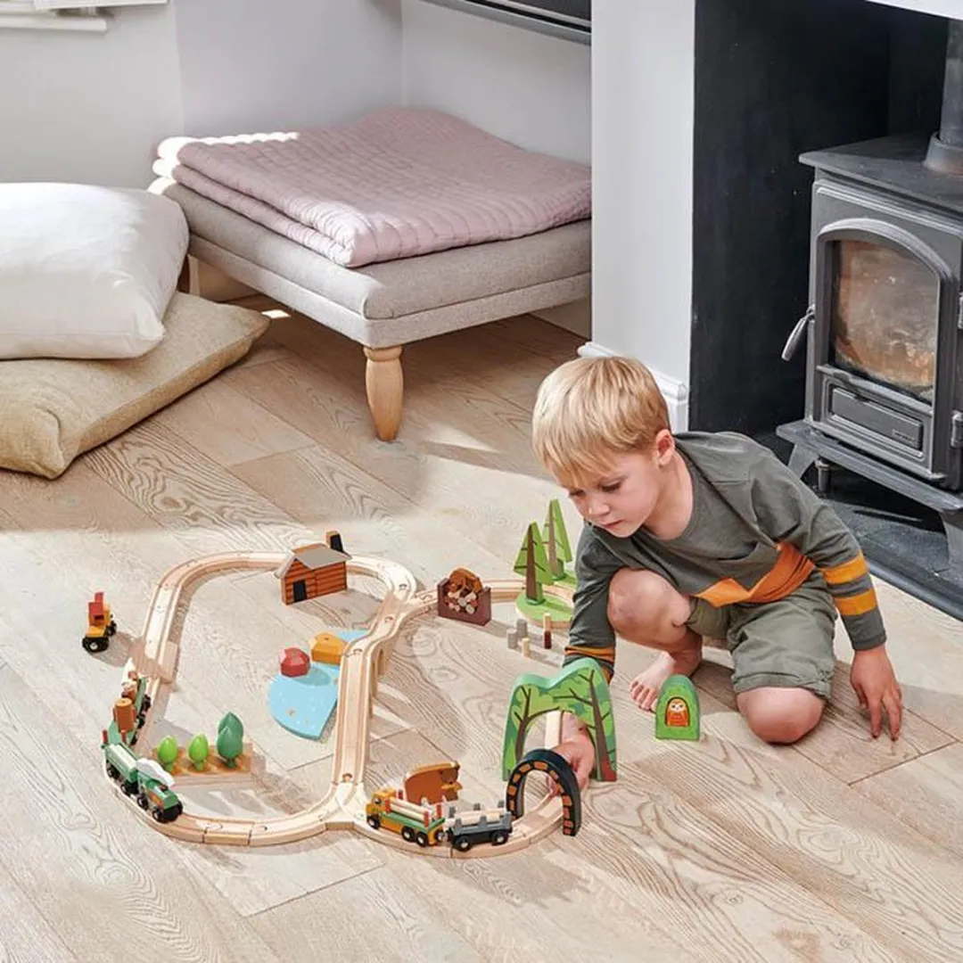 Tender Leaf Toys Wild Pines Treinset - Multicolor