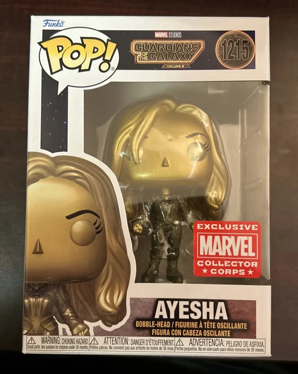 Funko Pop! Marvel Guardians of the Galaxy Ayesha Collector Corps Exclusive 1215