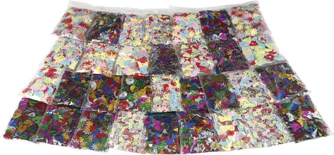 Creativ Company Paillettenmix - 32x25g - Diverse kleuren