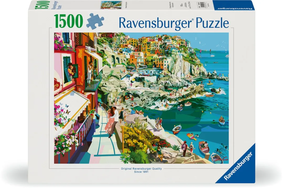 Ravensburger Romance in Cinque Terre Puzzel 1500 Stuks