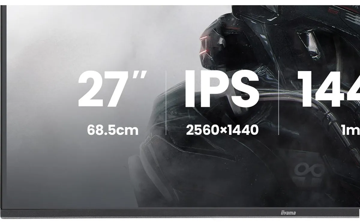 iiyama G-Master GB2741QSU-B1 Monitor 27" QHD IPS 144Hz - Zwart