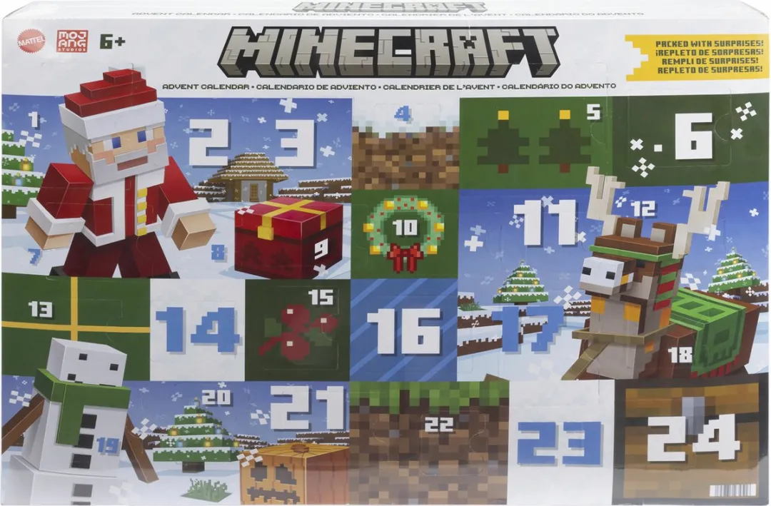 Mattel Minecraft Adventkalender Speelfigurenset 24 Dagen