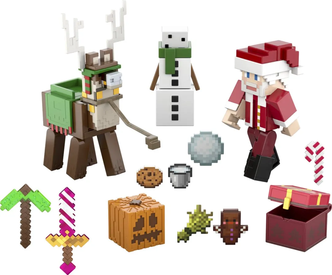 Mattel Minecraft Adventkalender Speelfigurenset 24 Dagen
