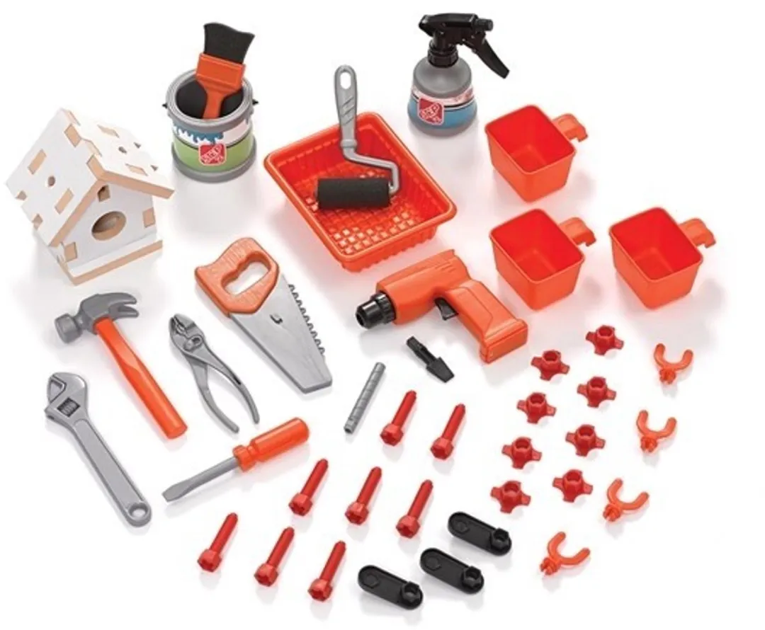 Step2 Big Builders Pro Werkbank - 45-delige accessoireset