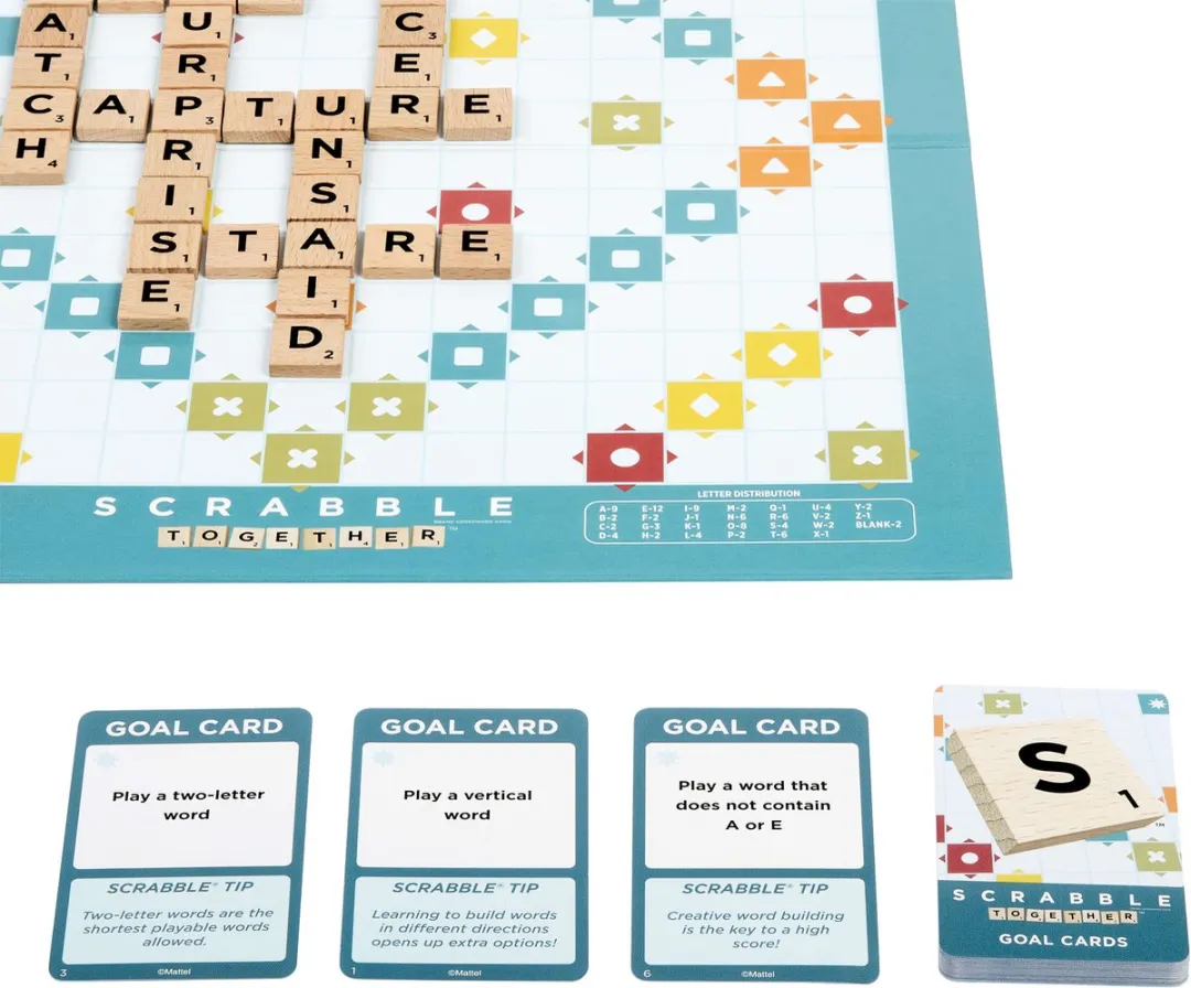 Mattel Scrabble JGR61 Bordspel - 2-4 Spelers