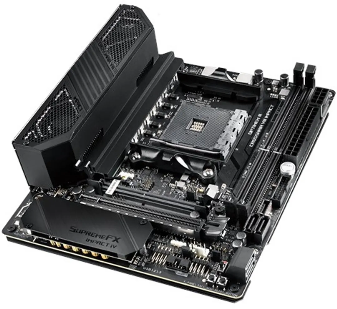 ASUS ROG CROSSHAIR VIII IMPACT Moederbord - AM4 X570