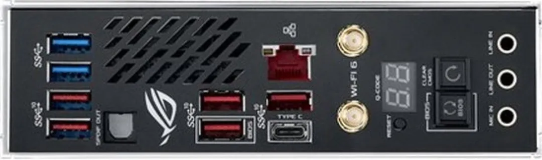 ASUS ROG CROSSHAIR VIII IMPACT Moederbord - AM4 X570 - afbeelding 6 van 6