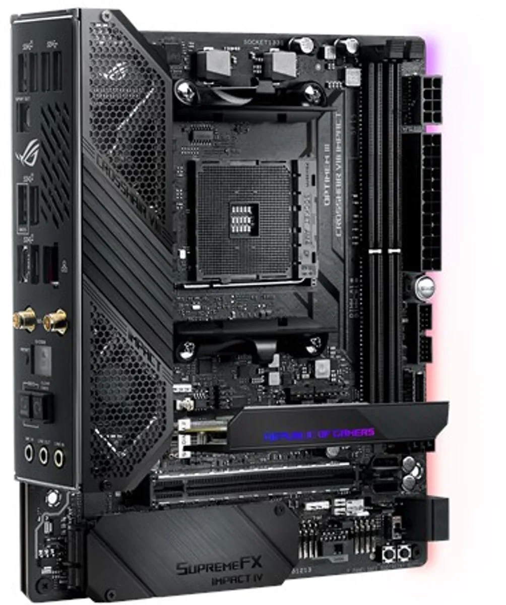 ASUS ROG CROSSHAIR VIII IMPACT Moederbord - AM4 X570