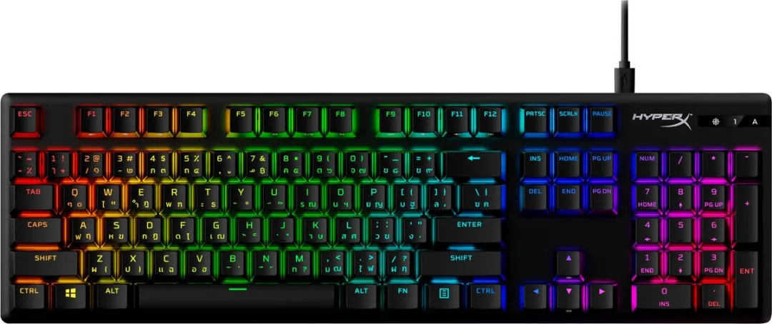 HyperX Alloy Origins PBT Mechanisch Gaming Toetsenbord - US QWERTY - Rood