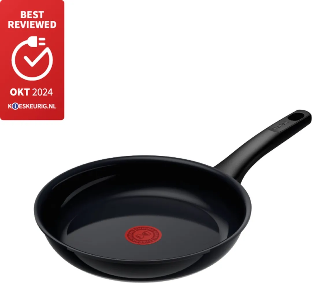 Tefal Revive Black Koekenpan 24cm - Keramisch - Inductie