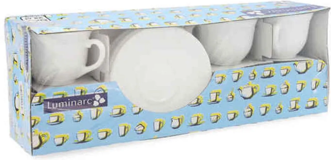 Luminarc Trianon Kop en Schotel 22cl - Set van 6 - afbeelding 3 van 4