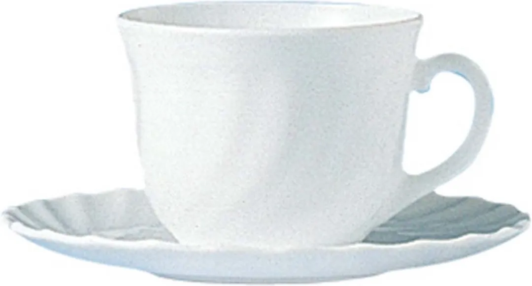Luminarc Trianon Kop en Schotel 22cl - Set van 6 - afbeelding 2 van 4