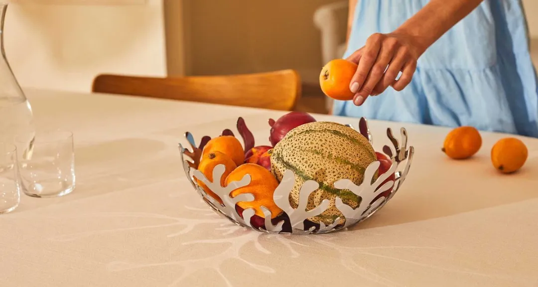 Alessi Mediterraneo Fruitschaal - Zilver - ø29cm
