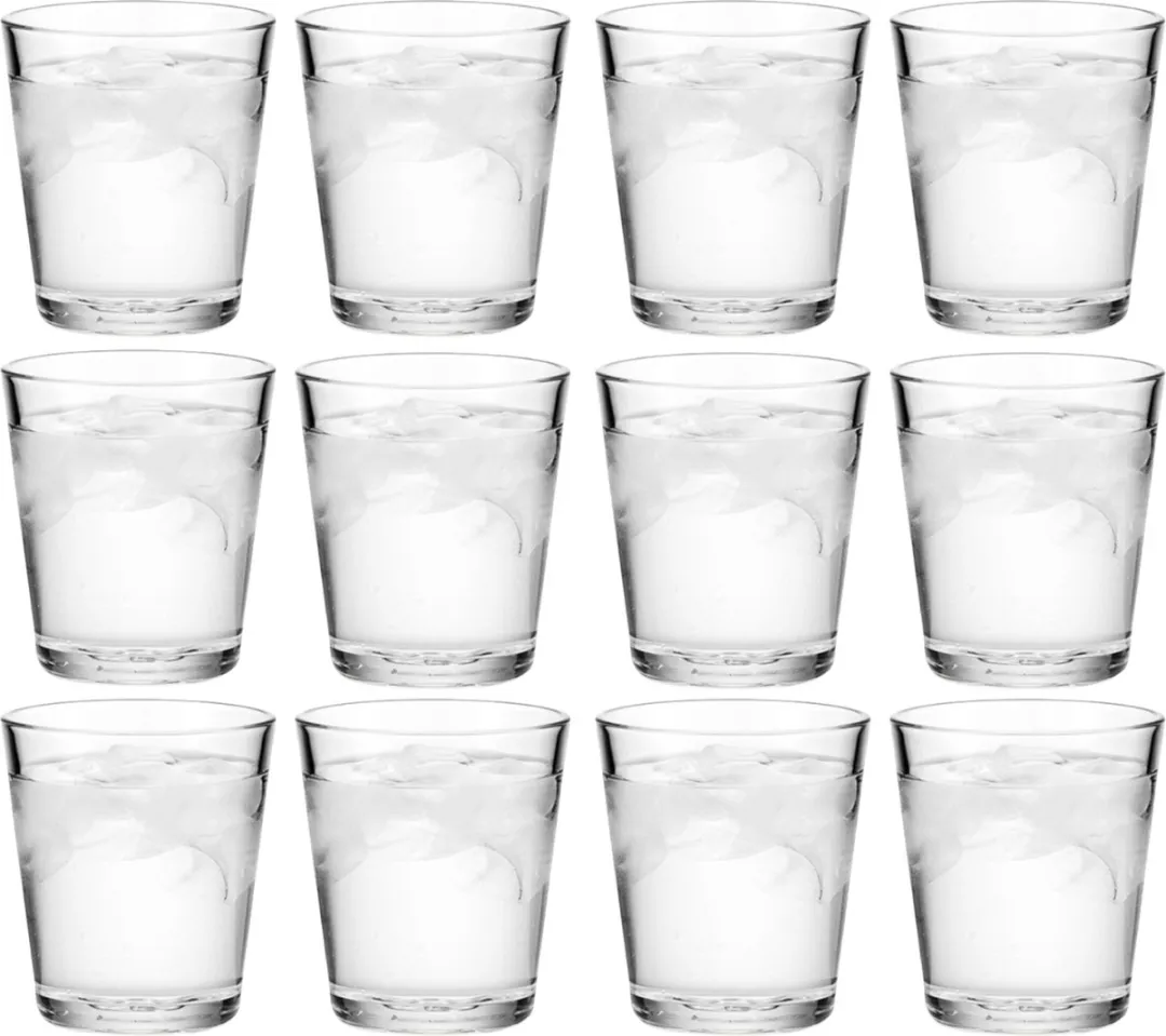 Eva Solo Glas 250ml Set van 12 - Transparant