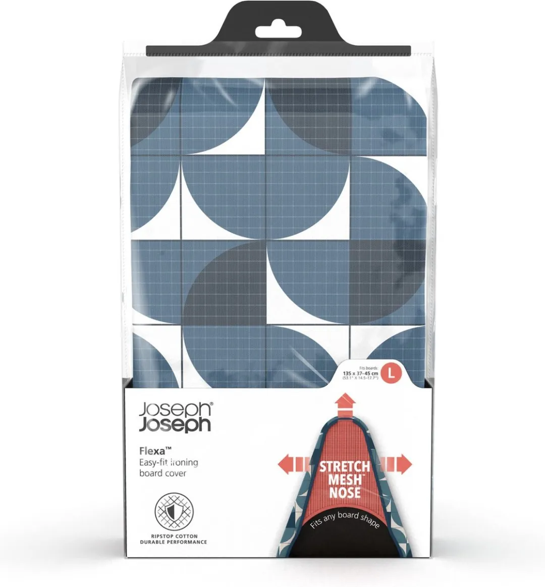 Joseph Joseph Flexa Strijkplankhoes 135cm - Mosaic Blauw