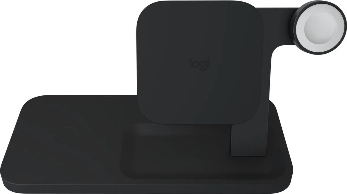 Logitech Powered 3-in-1 Dock 950-000029 - Draadloos Opladen - Zwart