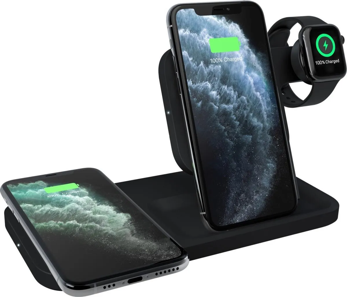 Logitech Powered 3-in-1 Dock 950-000029 - Draadloos Opladen - Zwart