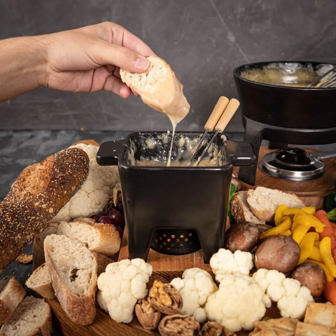 Boska Tapas Fondueset Nero L - 600ml - Halogeen