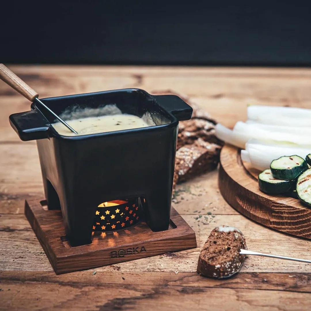 Boska Tapas Fondueset Nero L - 600ml - Halogeen