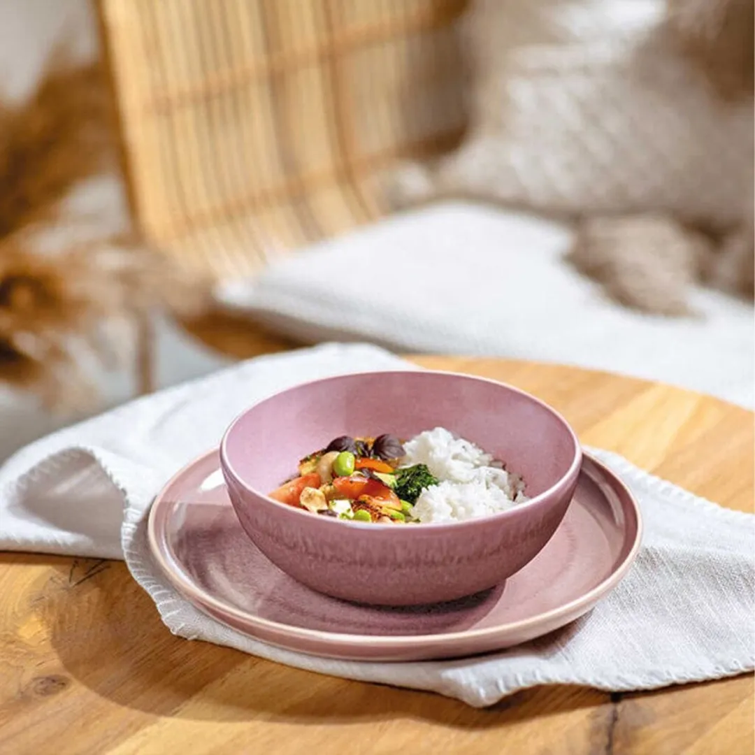 Villeroy & Boch Perlemor Coral Ontbijtborden 24cm - 6 Stuks
