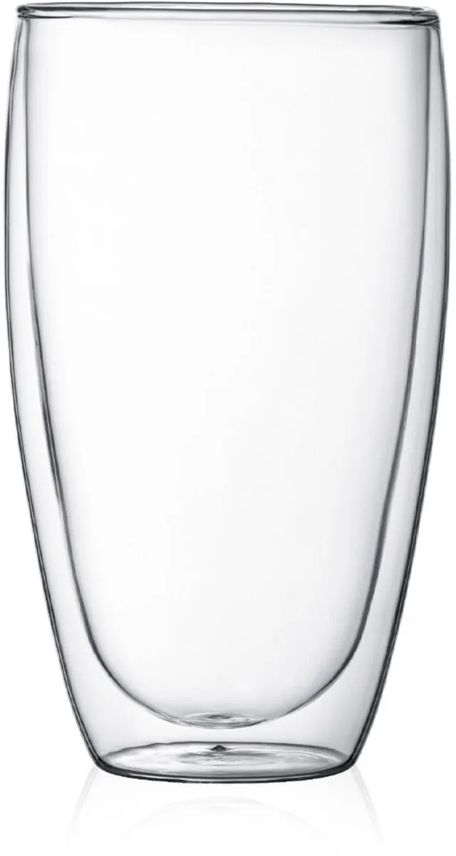Bodum Pavina Dubbelwandige Glazen 450ml - 6 Stuks - Transparant