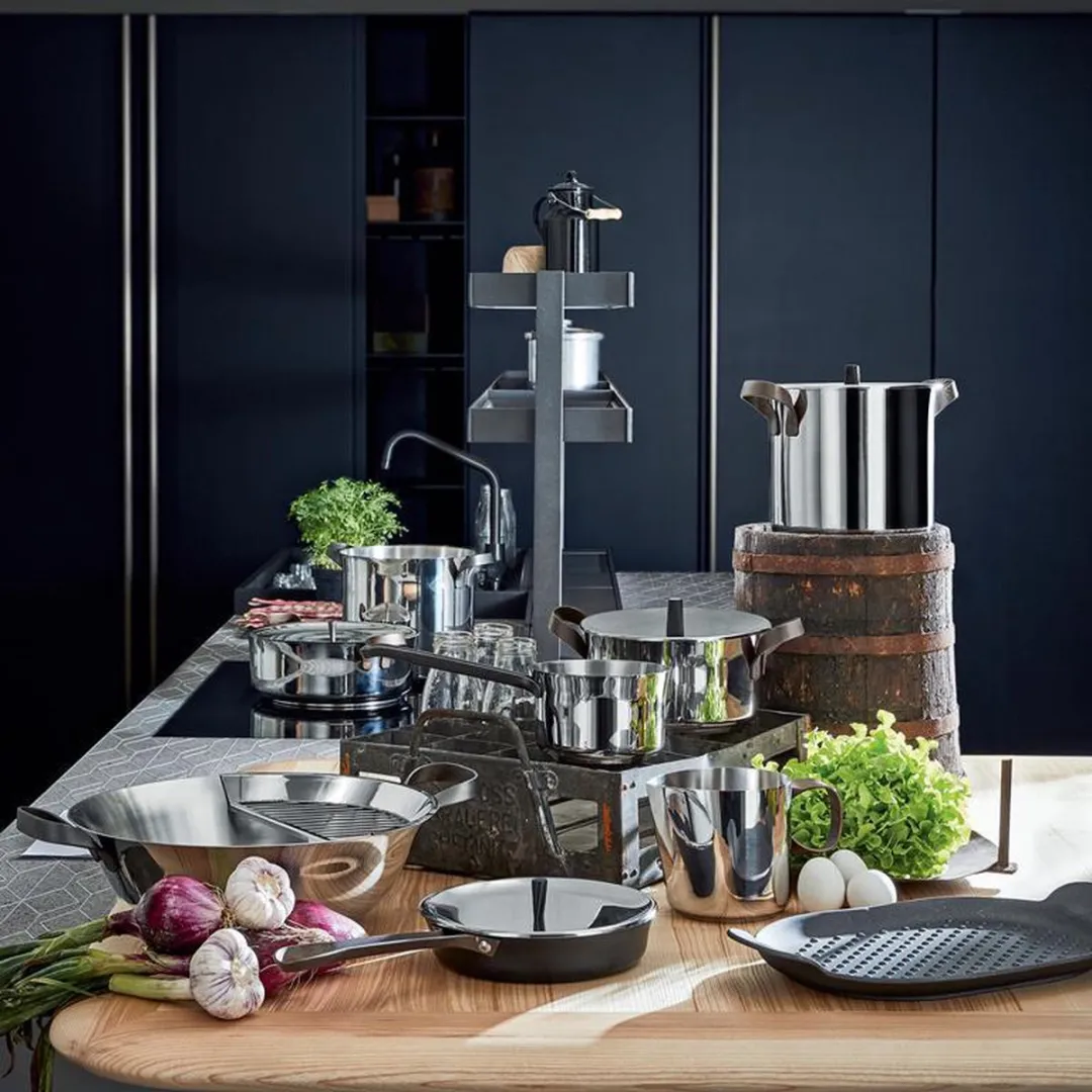 Alessi Kookpan Edo PU100/20 - 4.9L - Zilver