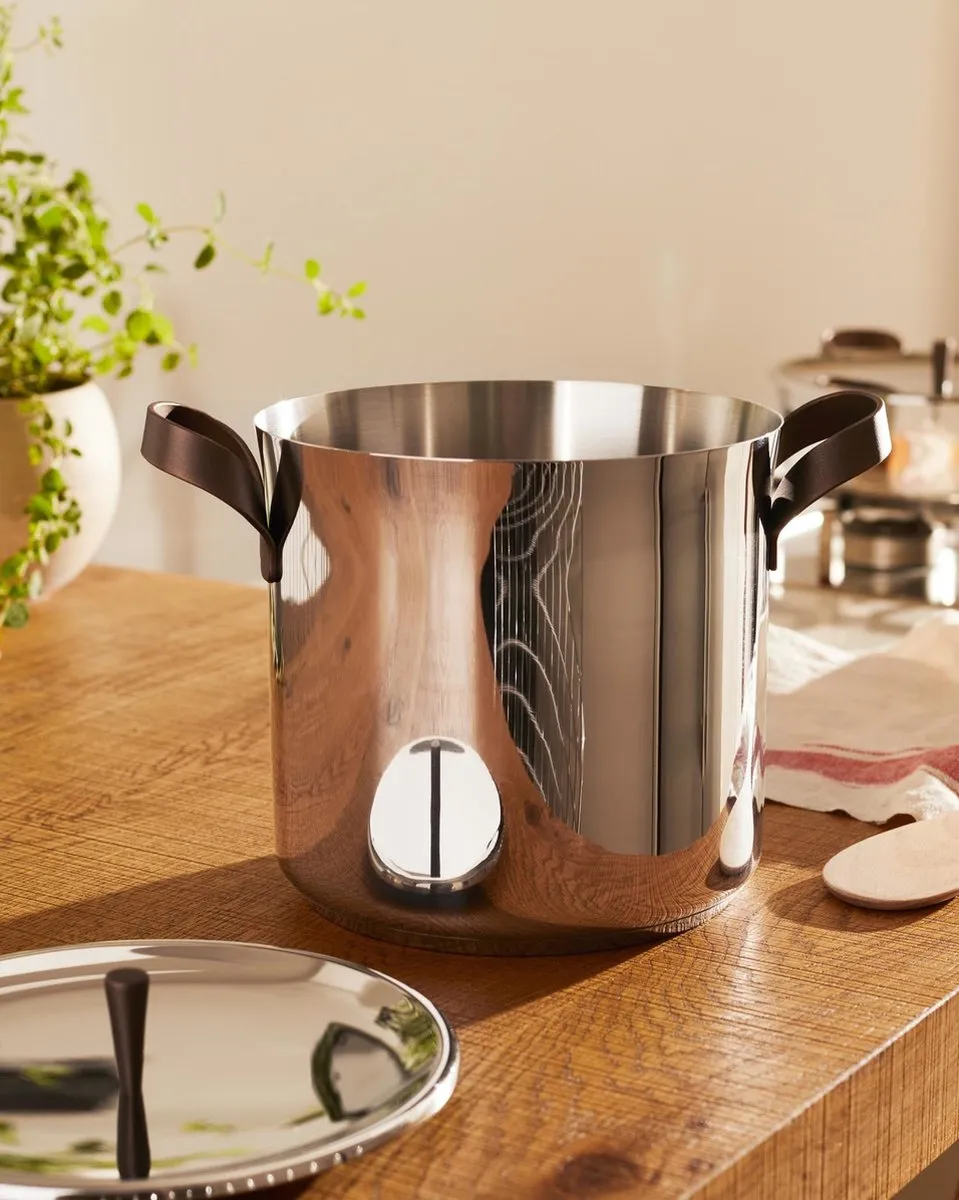 Alessi Kookpan Edo PU100/20 - 4.9L - Zilver