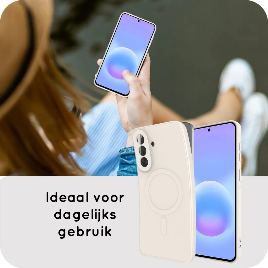 Just in Case Hoesje Samsung Galaxy A57 MSA2871KC10M - MagSafe - Wit - afbeelding 6 van 6