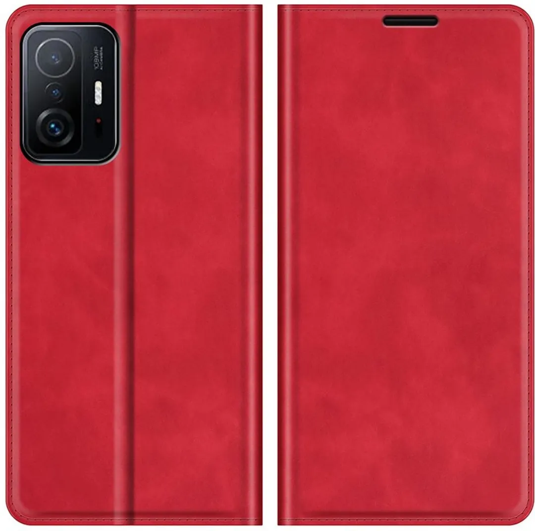 Just in Case Hoesje Xiaomi 11T/11T Pro 4001743 - Rood - 4 Pasjes - afbeelding 6 van 6