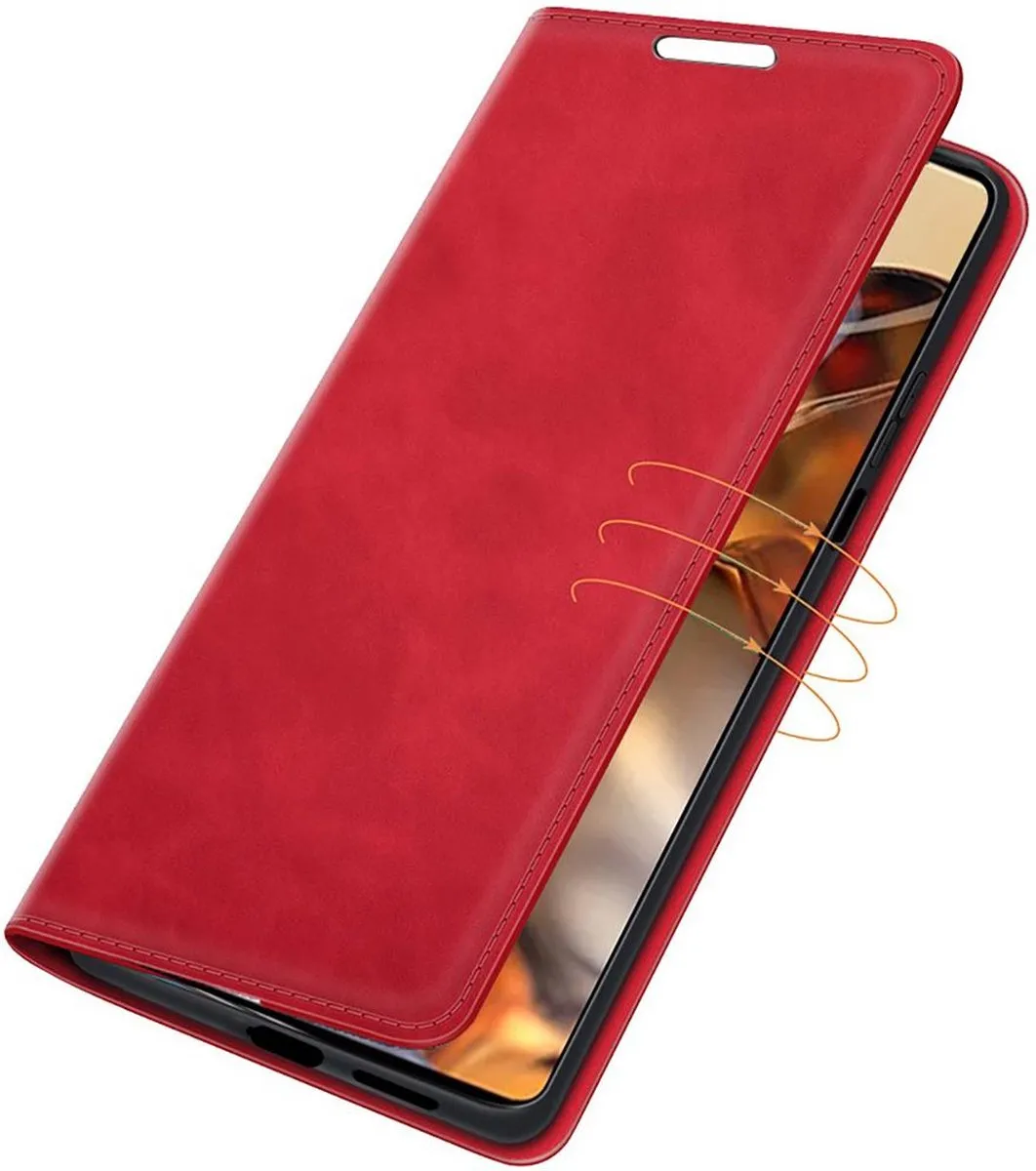 Just in Case Hoesje Xiaomi 11T/11T Pro 4001743 - Rood - 4 Pasjes