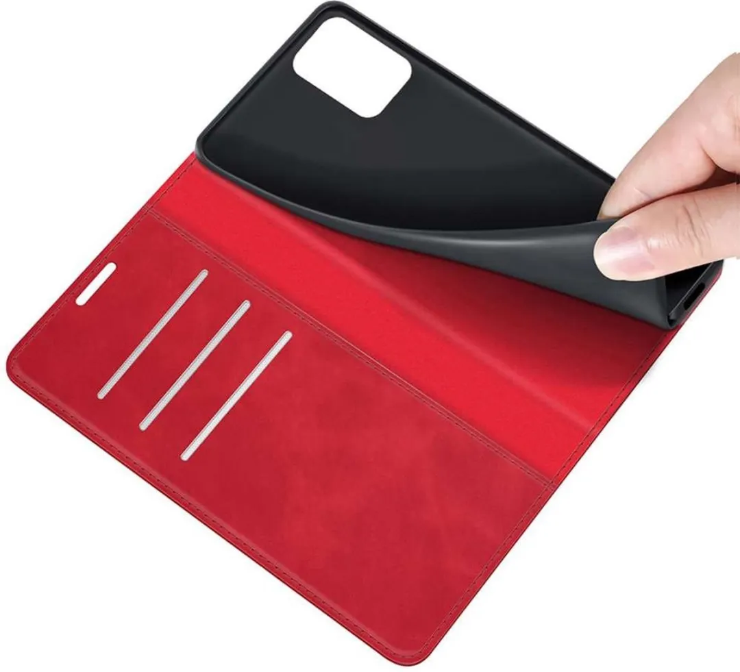 Just in Case Hoesje Xiaomi 11T/11T Pro 4001743 - Rood - 4 Pasjes