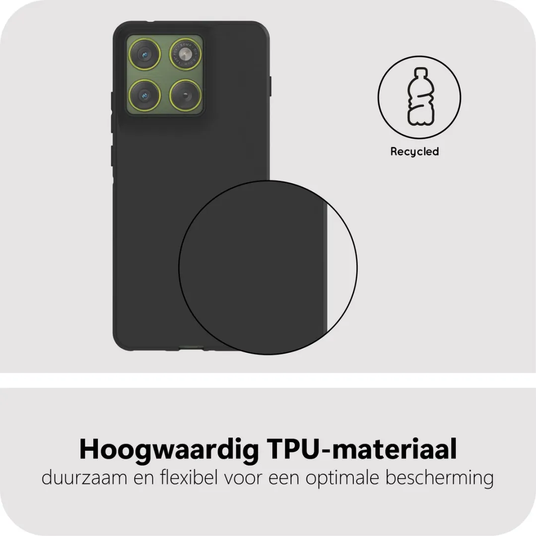 Just in Case Motorola Edge 70 Hoesje met Koord MMT2856KL1L - Zwart