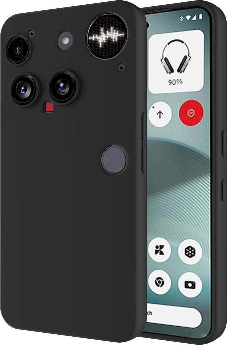 Just in Case Siliconen Hoesje Nothing Phone (3) MNT2777KL1 - Zwart