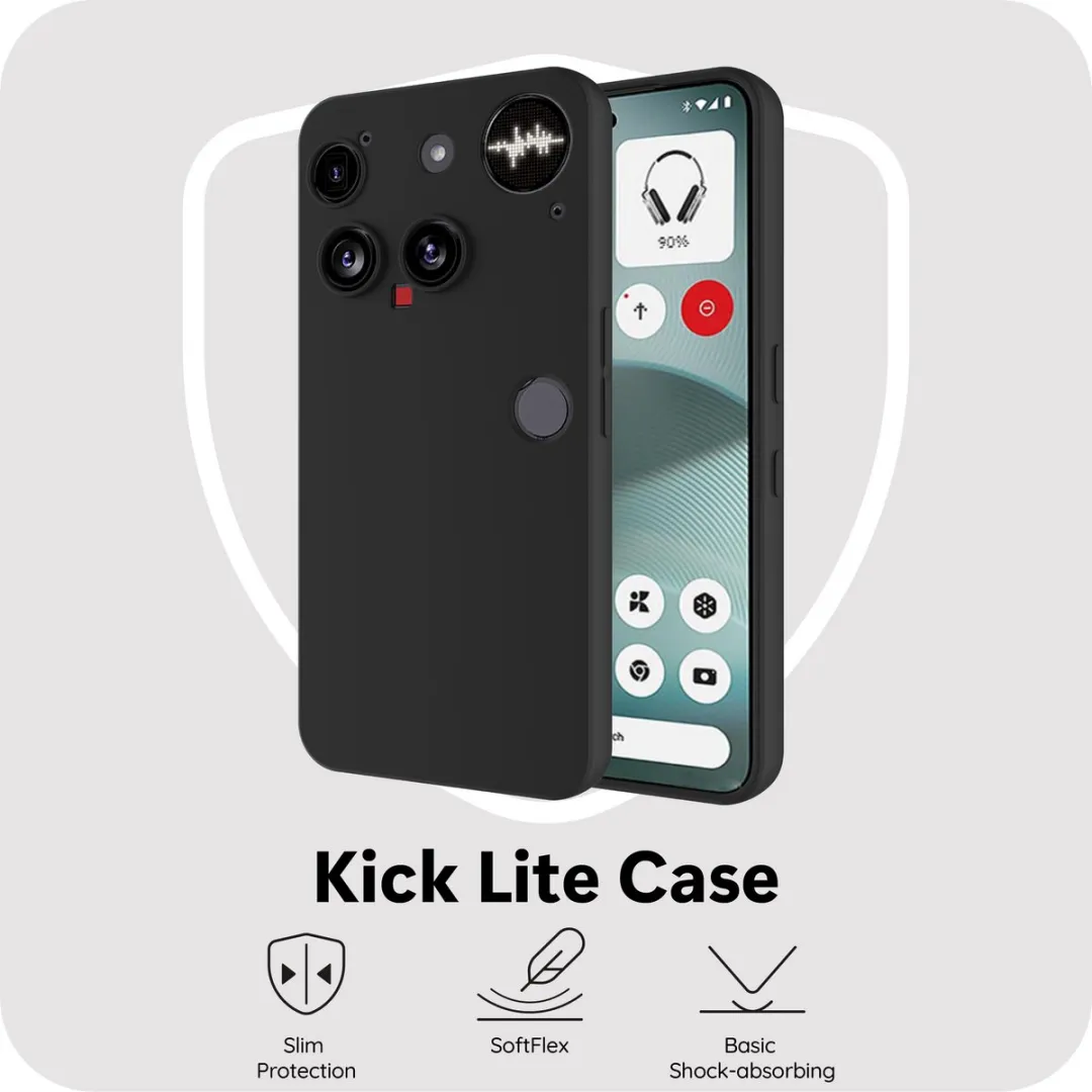 Just in Case Siliconen Hoesje Nothing Phone (3) MNT2777KL1 - Zwart