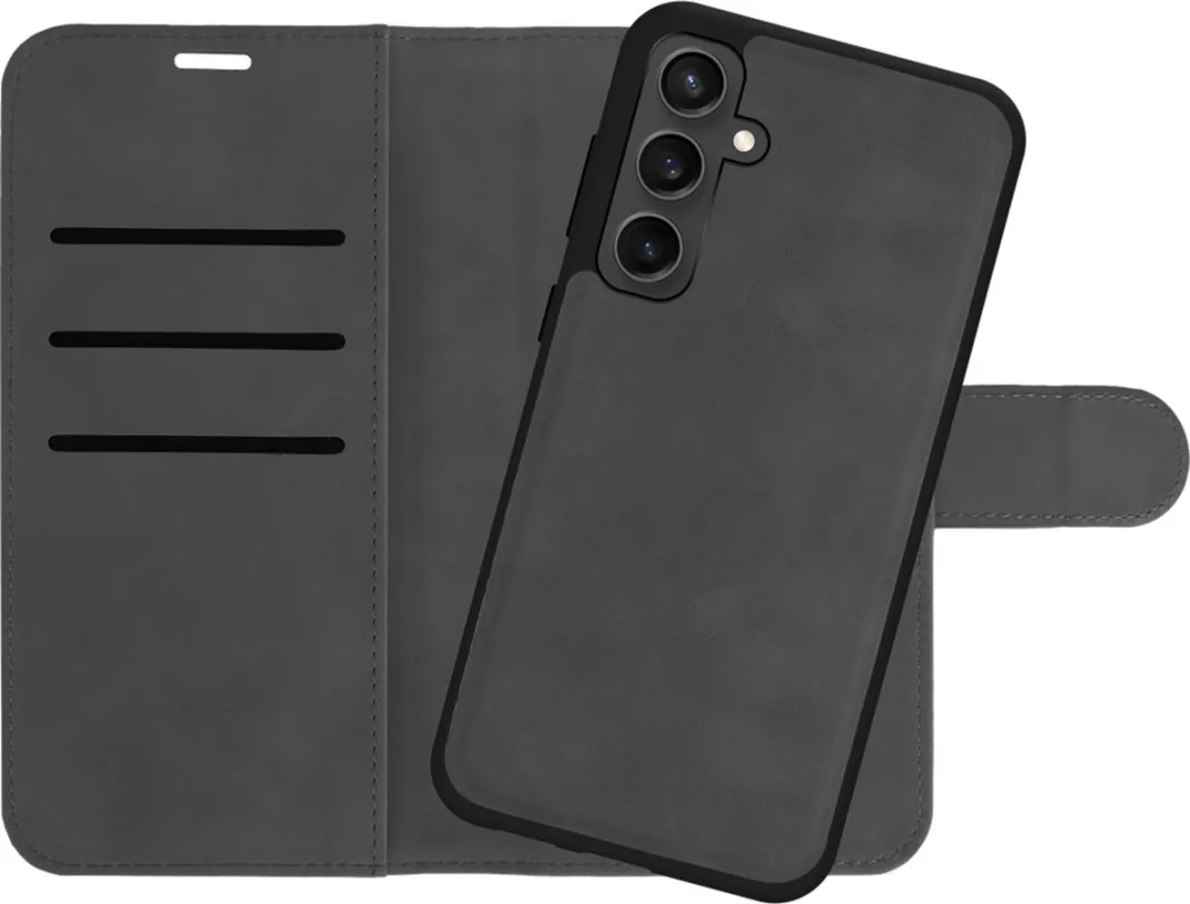 Just in Case Hoesje Samsung Galaxy A55 2-in-1 Bookcase - 3 Pasjes - Zwart