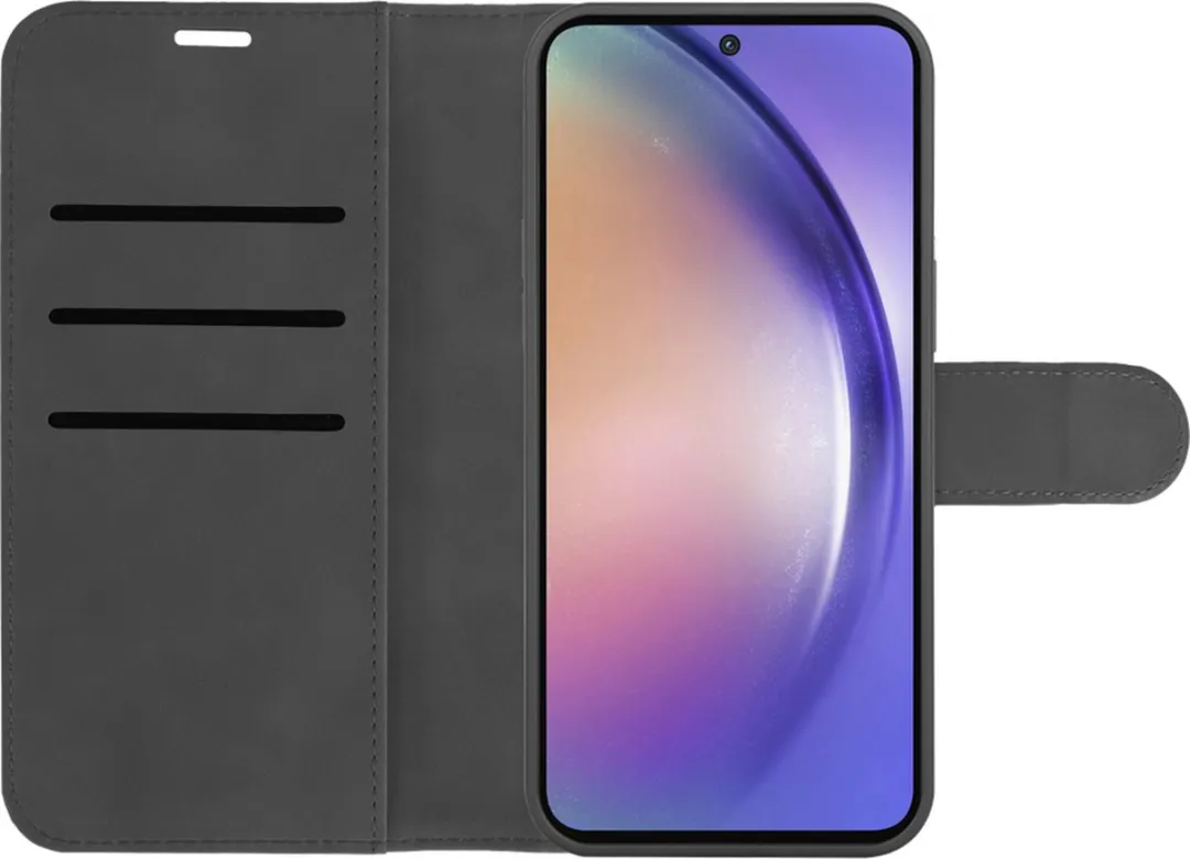 Just in Case Hoesje Samsung Galaxy A55 2-in-1 Bookcase - 3 Pasjes - Zwart