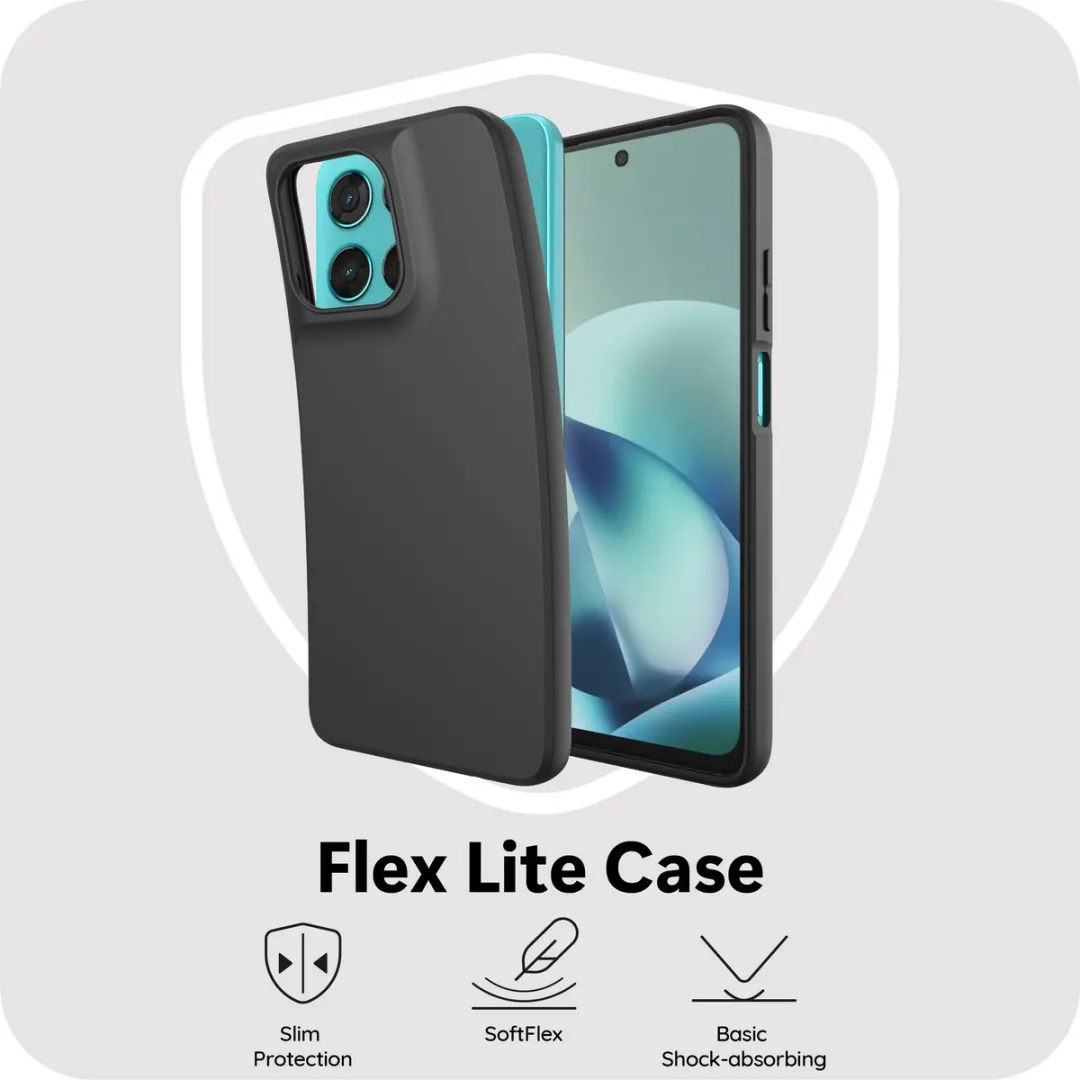Just in Case Moto G57/G67 Power Siliconen Hoesje - Zwart