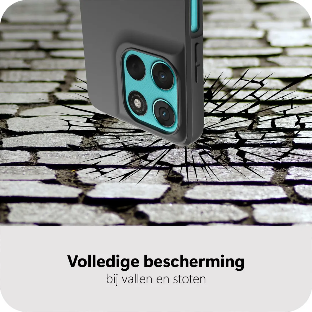 Just in Case Moto G57/G67 Power Siliconen Hoesje - Zwart - afbeelding 6 van 6