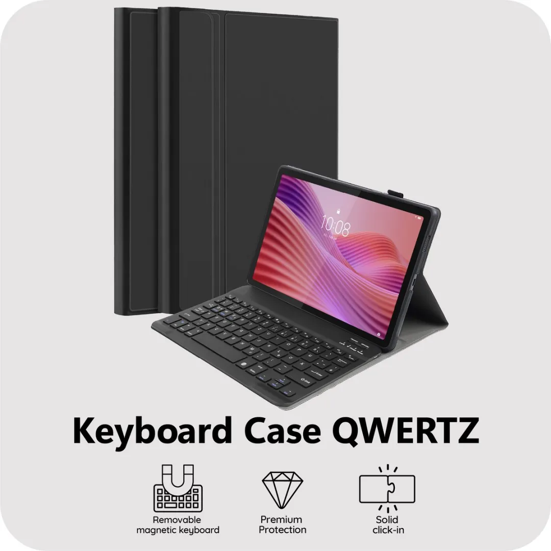 Just in Case TLE2840KB1QZ Tablethoes met Toetsenbord - Zwart