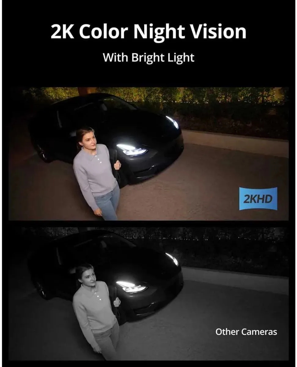 Eufy Security S100 Wandlicht Cam T84A1311 - 2K - 1200 Lumen - Zwart